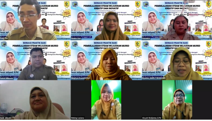 Laporan Ketua Tim Kreatif  dan Sambutan Ketua MKKS SR 01 Wonogiri.