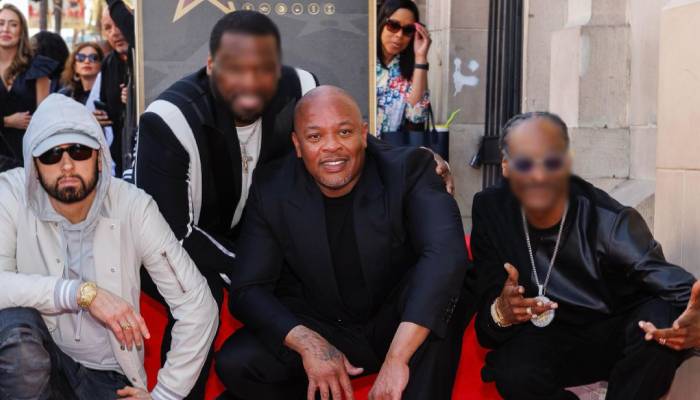Eminem bersama Dr. Dre.