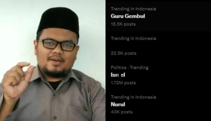 Profil Guru Gembul yang baru-baru ini viral di X.