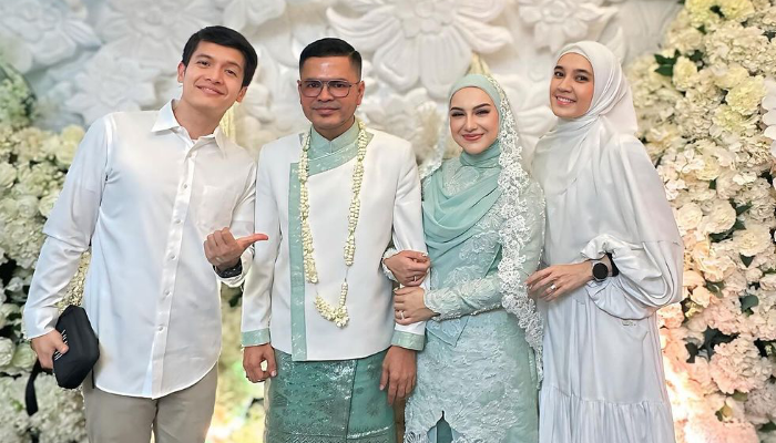 Potret pernikahan Irish Bella dan Haldy Sabri suami barunya.
