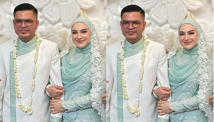 Potret pernikahan Irish Bella dan Haldy Sabri suami barunya.