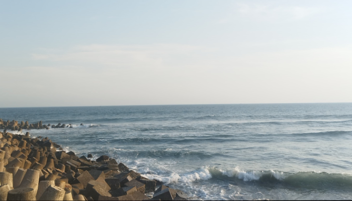 Pantai Glagah di Kulon Progo Yogyakarta.