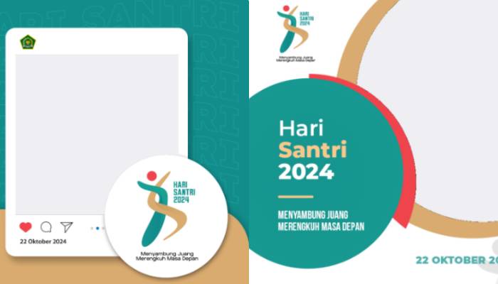 Twibbon Hari Santi Nasional 2024.