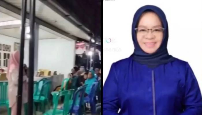 Elfinah, calon bupati Kabupaten Mesuji, Lampung, yang kampanye janjikan masuk surga pada pemilihnya di Pilkada 2024 nanti.