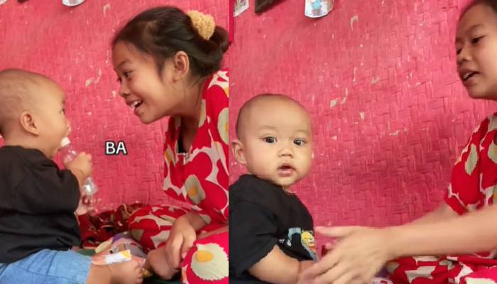 Elzio lihat mamah viral di TikTok.