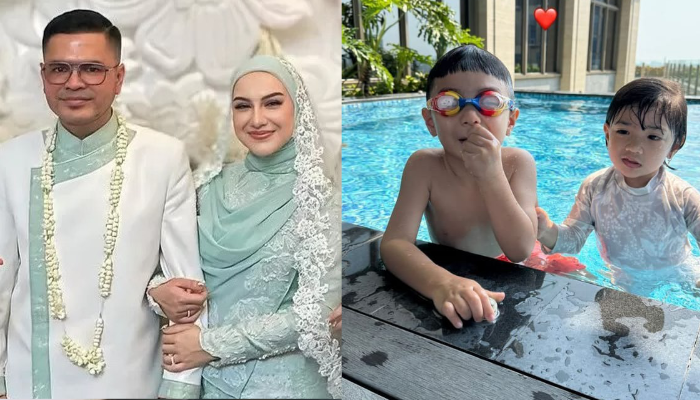 Kebersamaan Irish Bella dan Haldy Sabri juga kedua anak Amar Zoni.