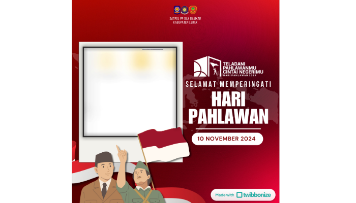Link Twibbon Hari Pahlawan 2024.