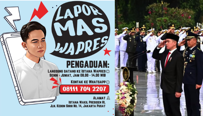 Lapor Mas Wapres lagi viral di media sosial.