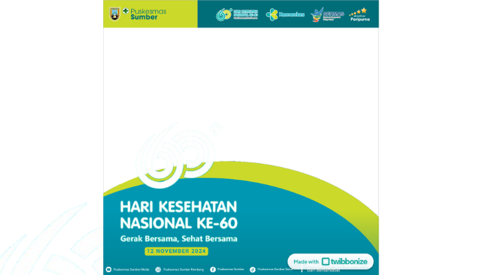 Twibbon Hari Kesehatan Nasional 2024
