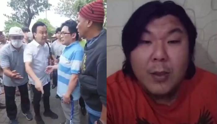 Pria bernama Lex Wu tantang duel Ivan, walimurid yang suruh siswa sujud dan gonggong di SMAK 2 Gloria Surabaya.