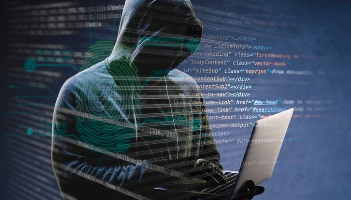 Ilustrasi hacker.
