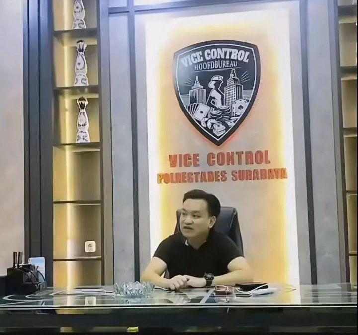 Potret Ivan Sugianto di Polrestabes Surabaya.