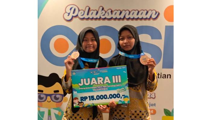 Siswi SMAN 1 Teras Boyolali sabet Medali Perunggu di Olimpiade Penelitian Siswa Indonesia 2024