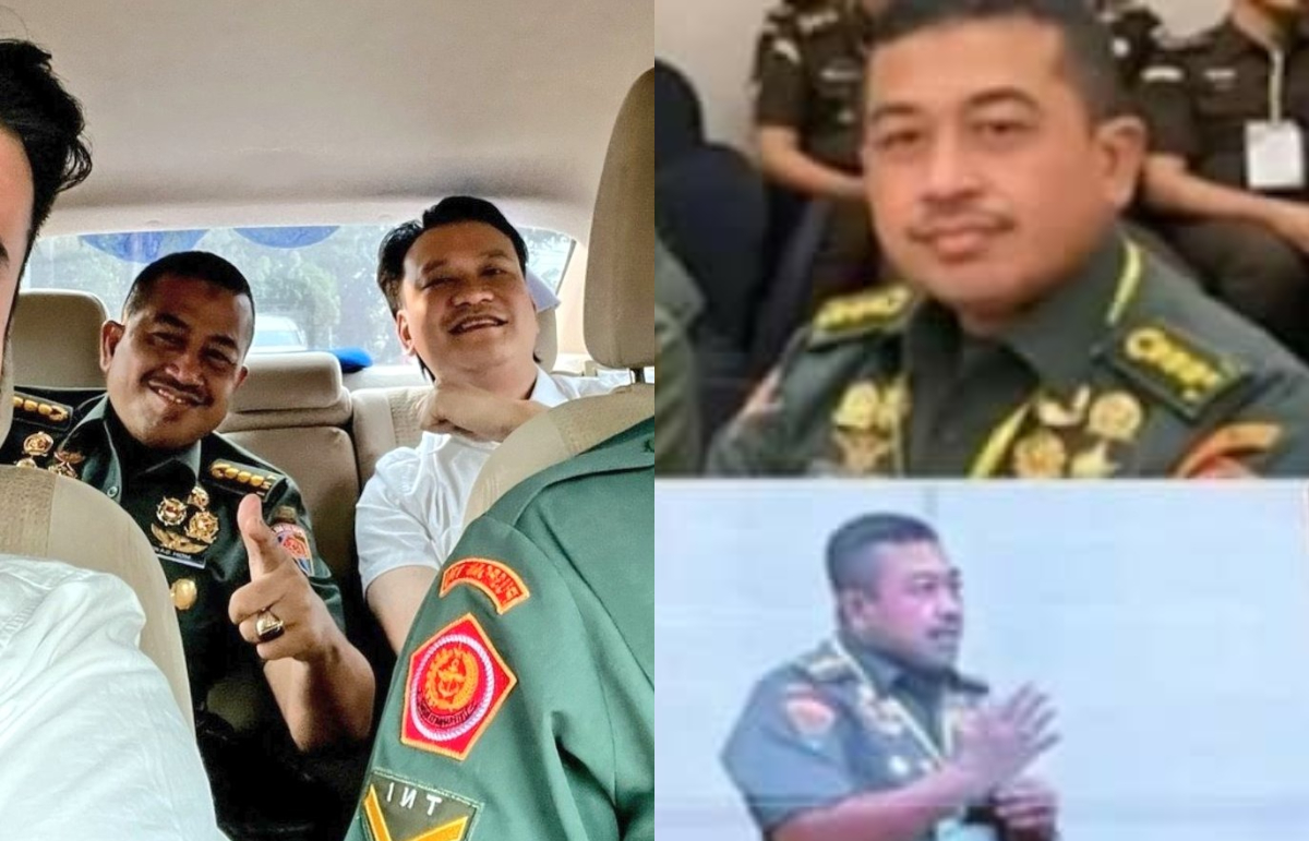 Moh Sawi, kolonel TNI AD yang diduga jadi bekingan Ivan Sugianto lantaran fotonya saat bersama beredar luas.