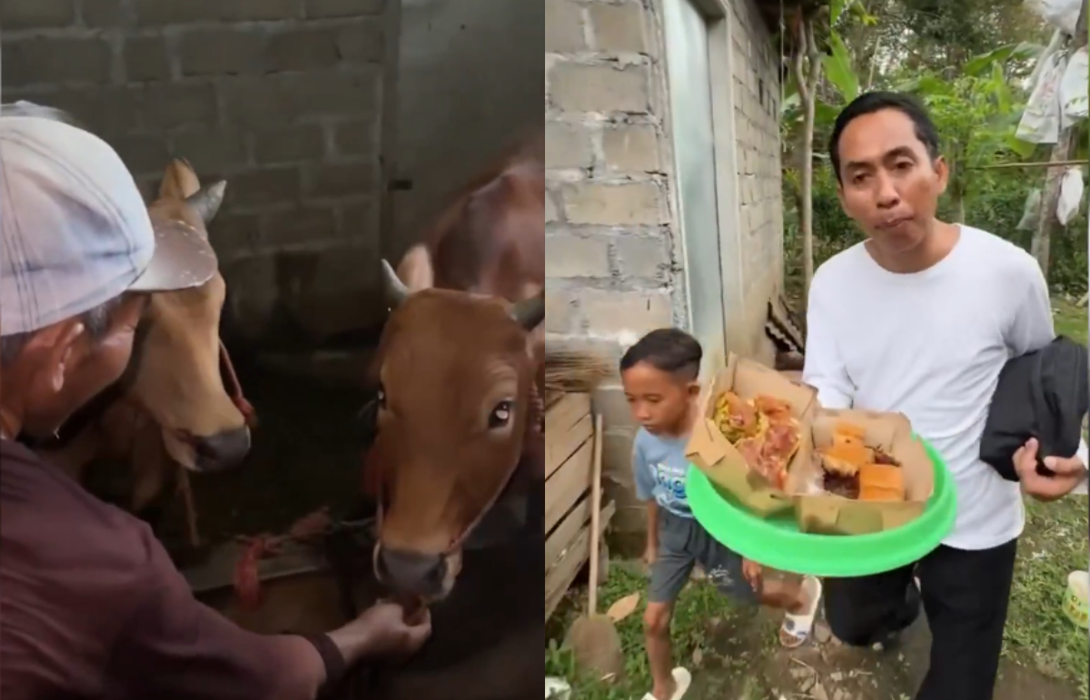 Siapakah Pak Ribut? Guru yang sempat skeptis soal sapi makan martabak seperti yang dikatakan muridnya.