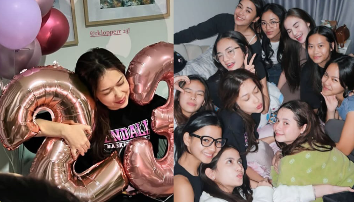 Rebbeca Klopper rayakan ulang tahun yang ke 23.