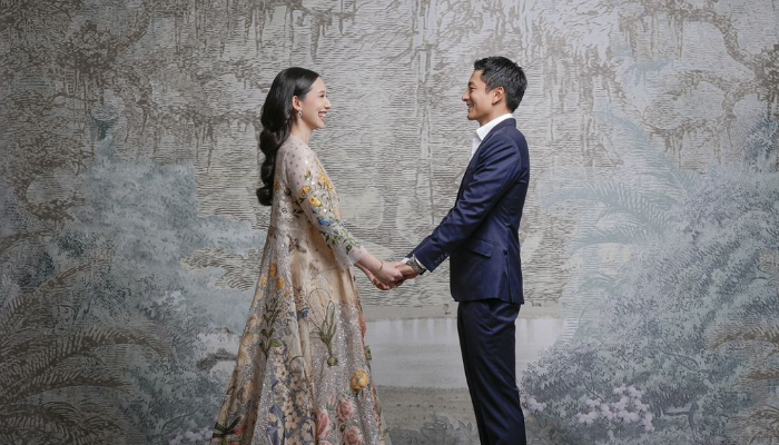 Foto Prewedding Rio Haryanto dan calon istrinya.