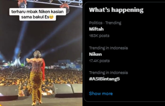 Niken Salindry jadi ketularan viral usai Gus Miftah viral gegara pedagang es keliling.