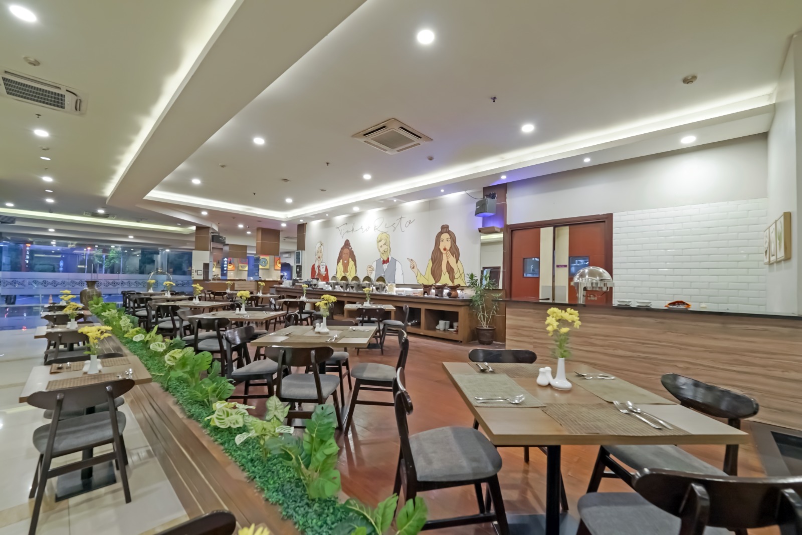 Pesta Malam Tahun Baru di Tjokro Hotel Klaten.
