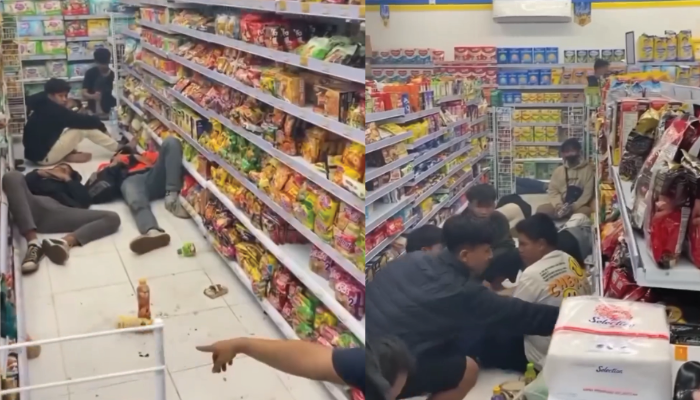 Komunitas CB di Nganjuk diduga pakai minimarket untuk istirahat.