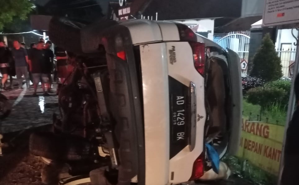 TRAGIS : Kecelakana maut yang terjadi di ruas Jalan dr. Radjiman, tepatnya di barat Pasar Jongke akhir pekan lalu.