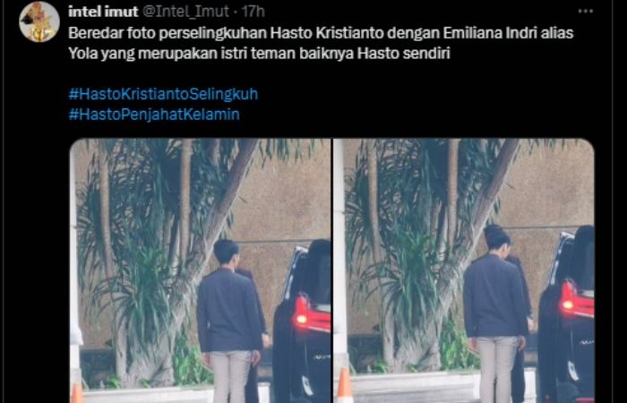 Geger isu miring diduga Hasto Kristiyanto selingkuh.