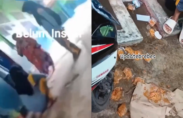 Viral ibu kantin MTS di Brebes diduga buang dagangan siswa.