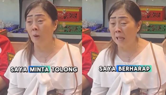 Linda Pantjawati atau ibu dari George Sugama Halim pelaku penganiayaan terhadap karyawati