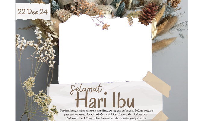 Twibbon selamat hari ibu 2024