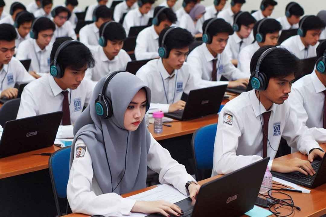 Ilustrasi tes CPNS.