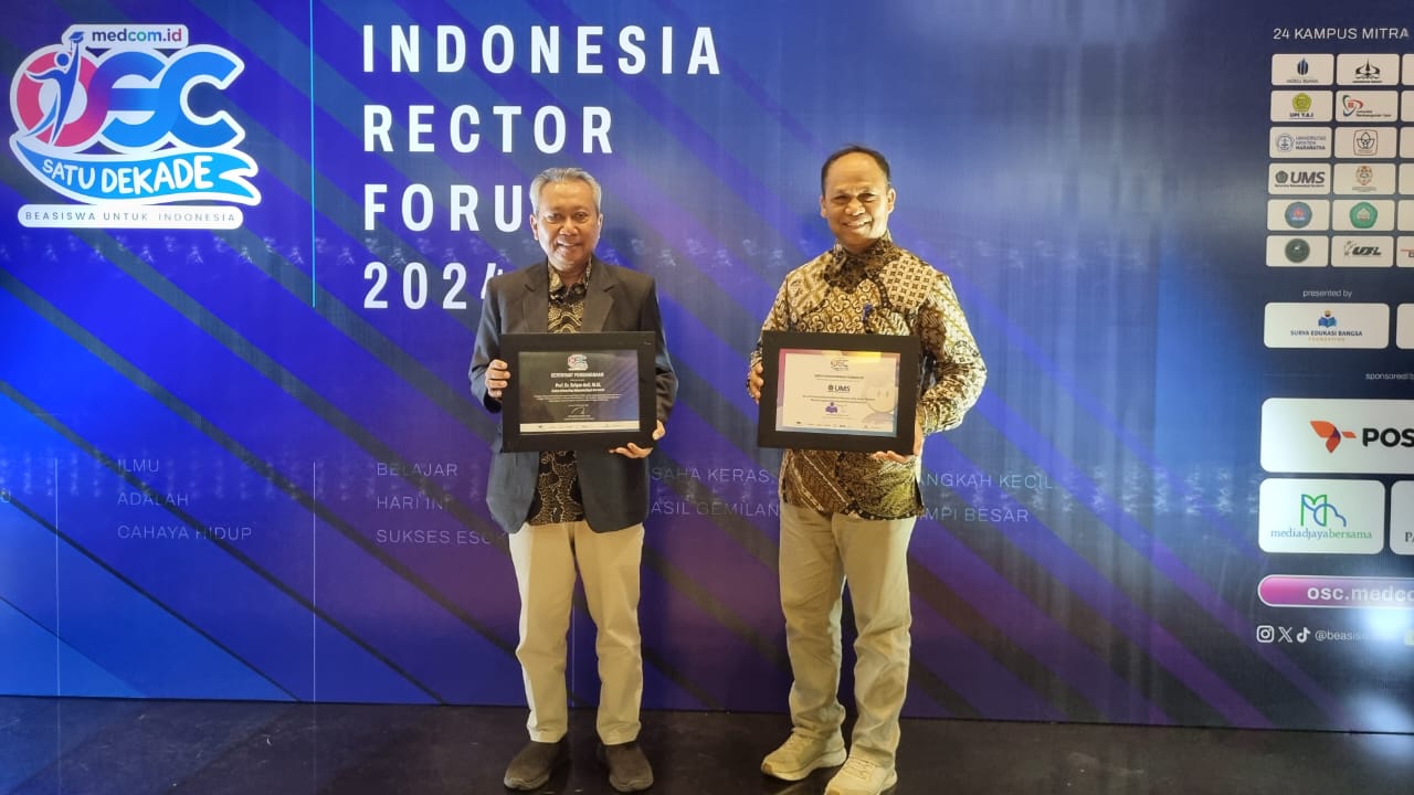 Rektor UMS di Forum OSC dan Indonesia Rector Forum 2024.