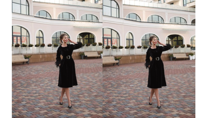Little Black Dress dengan Sentuhan Glamor
