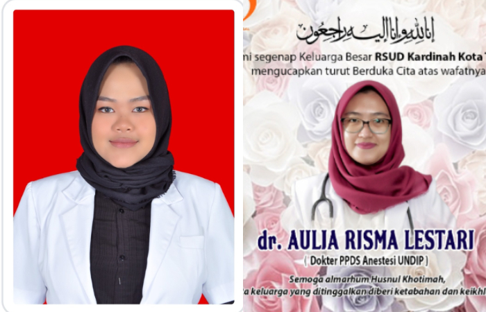Tampang Zara yang kini ditetapkan sebagai tersangka kasus kematian dokter PPDS Anestesi Undip, Aulia Risma Lestari.