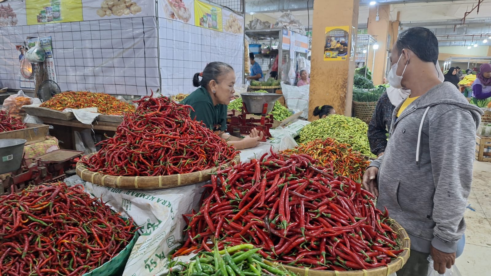 Lonjakan harga komoditas pangan di Kota Solo.