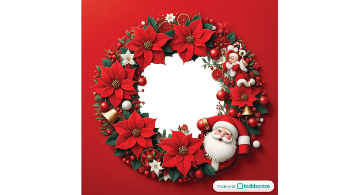 Twibbon perayaan Natal 2024.
