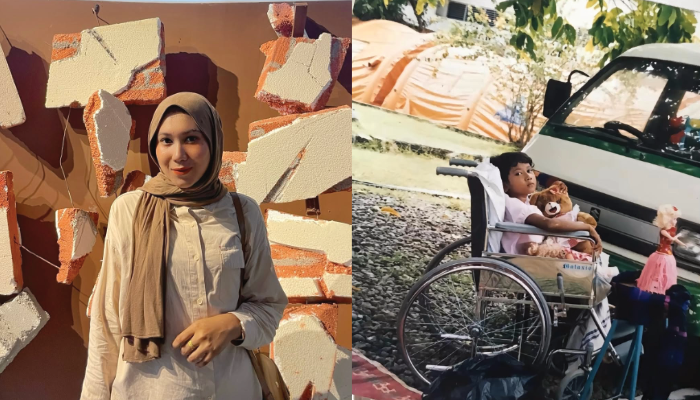 Delisa mengenang 20 tahun tsunami Aceh pada tahun 2004 silam.