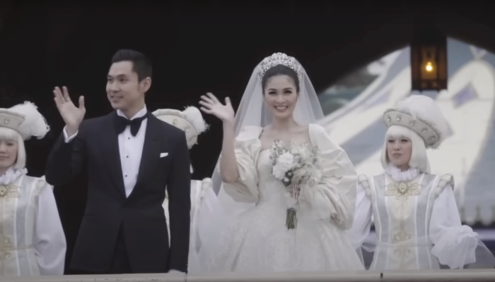 Pernikahan mewah Sandra Dewi dan Harvey Moeis.