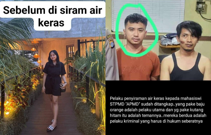 Seorang mahasiswi di Jogja disiram air keras oleh pria di kosannya.