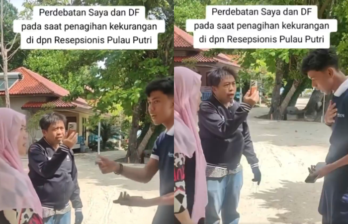 Viral wanita diduga pegawai kementerian ogah lunasi kekurangan biaya travel saat berkunjung ke Pulau Putri.