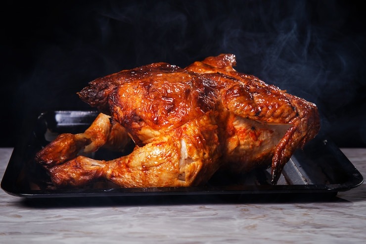 Ayam Bakar hidangan malam tahun baru 2025.