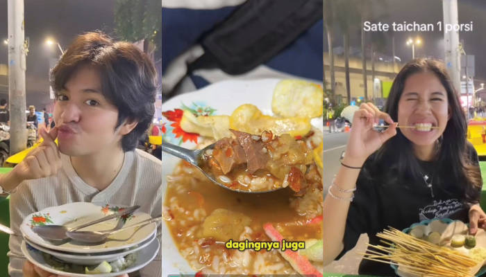 Shenina dan Angga Yunanda makan Gultik khas Jaksel.