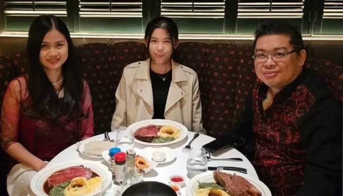 Potret Keluarga Alvin Lim dan Phioruci Pangkaraya.
