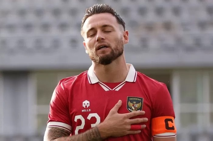 Marc Klok ketika membela Timnas Indonesia.