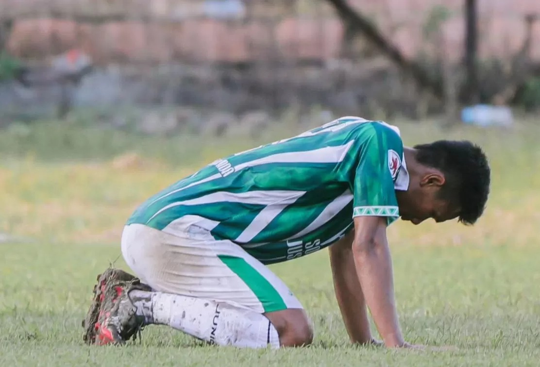 Pemain Persiharjo Sukoharjo kecewa karena kalah di Liga 4 Jateng.
