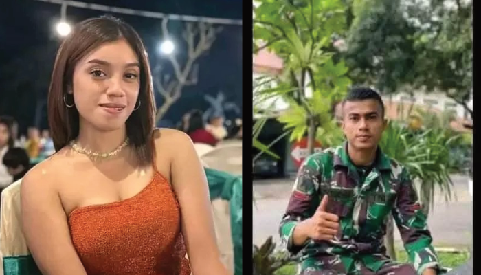 Pratu Andi dan MM kekasihnya.