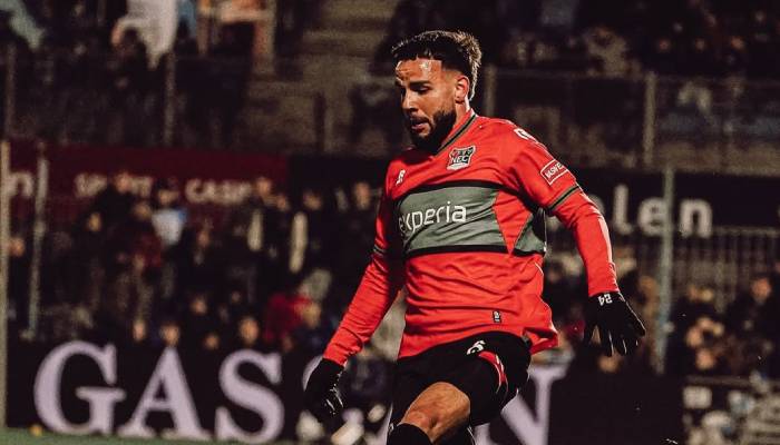Calvin Verdonk berhasil cetak gol dan membantu NEC Nijmegen menang telak.