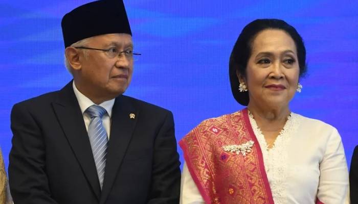 Silvia Ratnawati Brodjonegoro bersama sang suami Satryo Soemantri Brodjonegoro.