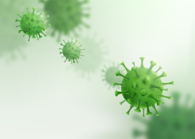 Ilustrasi Virus HMPV.