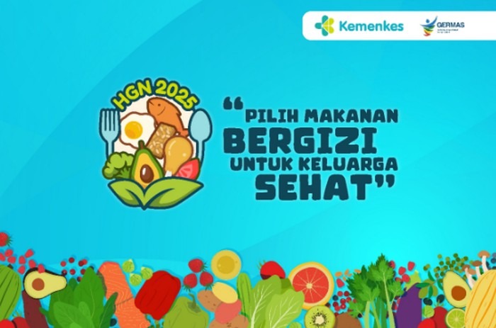 Logo Hari Gizi Nasional 2025.