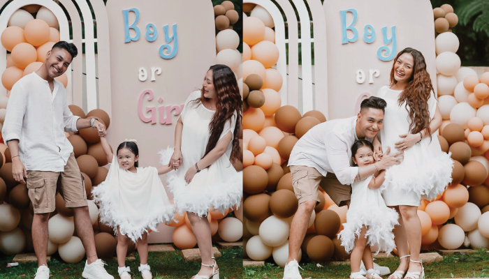Potret Gender Reveal Krisjina dan Siti Badriah.